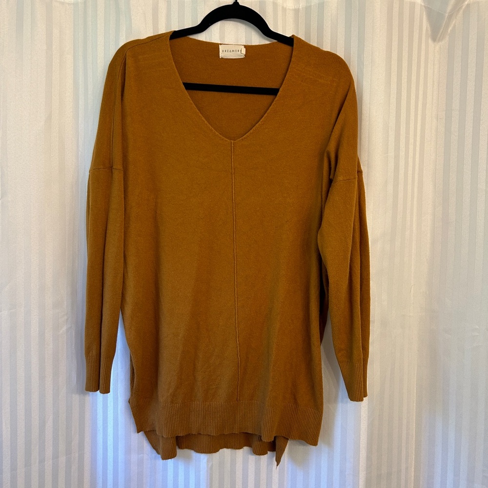 Dreamers V Neck Tunic Sweater